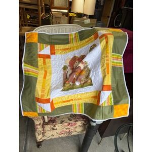 Cabbage Patch Kids Quilt Patchwork Toddler Baby Blanket Kids Bedding crib quilt